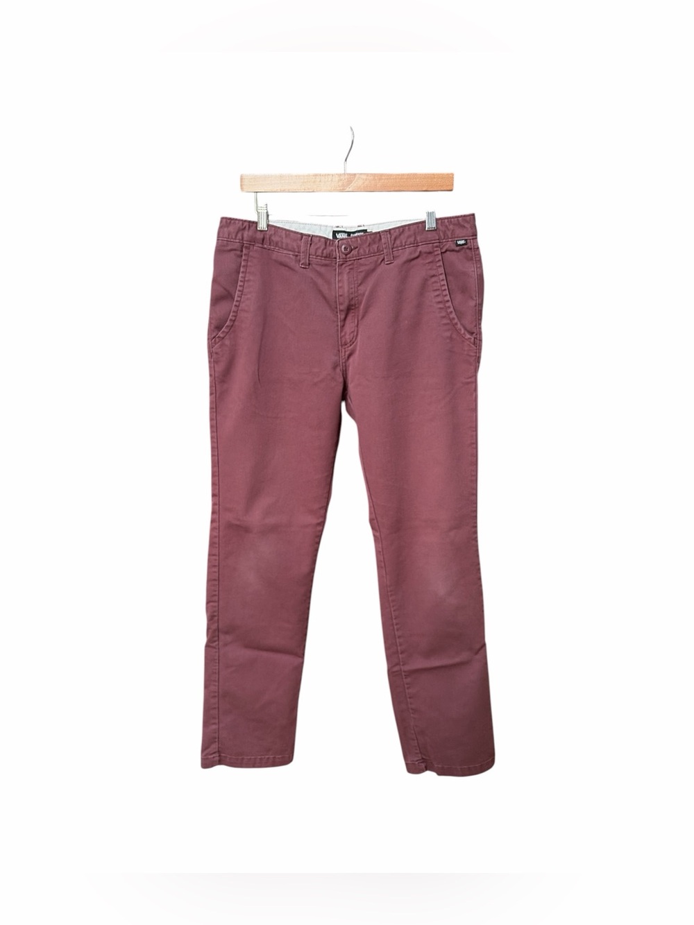Vans Authentic Chino Straight Pants - Port/Maroon - Picture 2 of 10